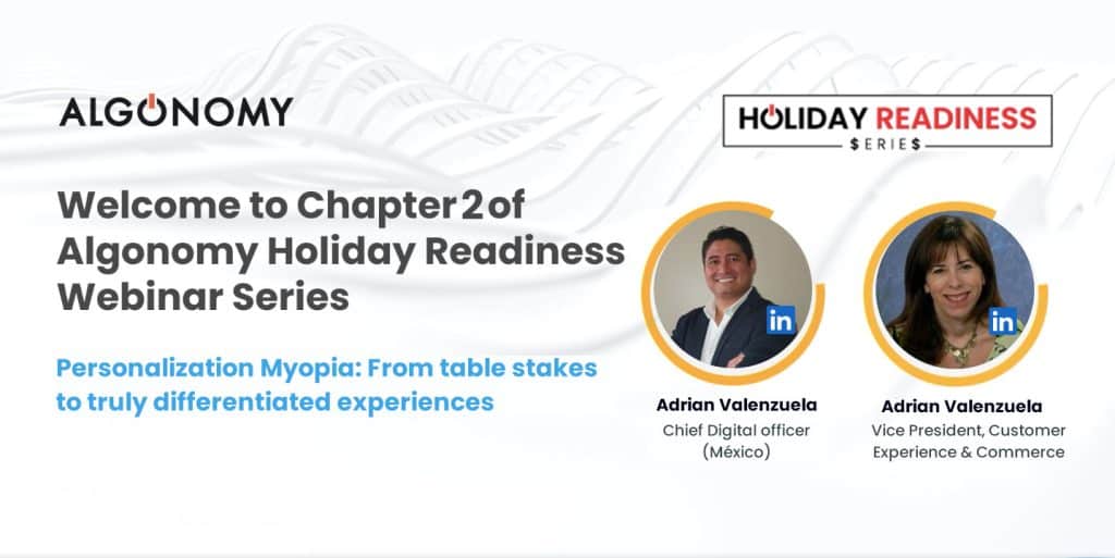 The scope of Personalization has moved beyond the digital eCommerce world to cover all interaction points across the customer lifecycle. Learn from industry experts as they share insights on the growing importance of individualization of customer experience at every touch and talk about practical real-world examples of what excites customers.