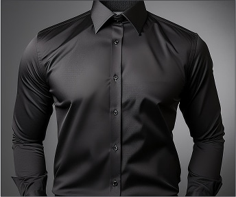 Premium black formal shirt
