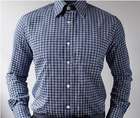 Checkered formal shirt